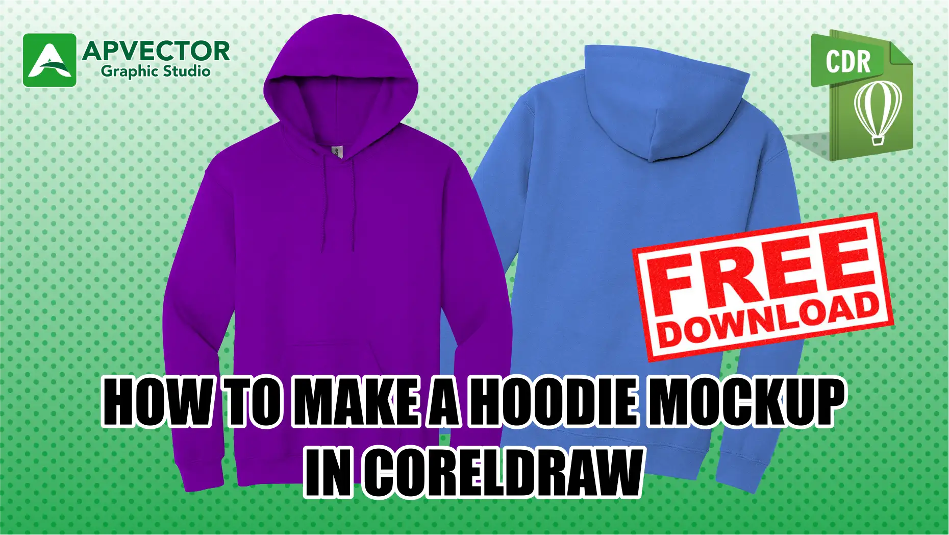 Cara Membuat Mockup Hoodie Di CorelDraw | How to Make a Hoodie Mockup in CorelDraw